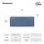 Viva Comfort 36.75'' H x 72" L Exam Room Medical Cabinet, 6-Doors, 3-Drawers, Blueberry (902BASE72NSBL)~#|#~56A991E6-820C-45E0-91F0F103207B49F8_sc7
