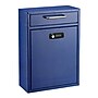 AdirOffice Steel Locking Wall Mounted Drop Box Interoffice Mailbox with Key and Combination Lock , Blue (631-04-BLU-KC-PKG)~#|#~56AD085B-9524-425E-AC9B494D93423BC6_sc7