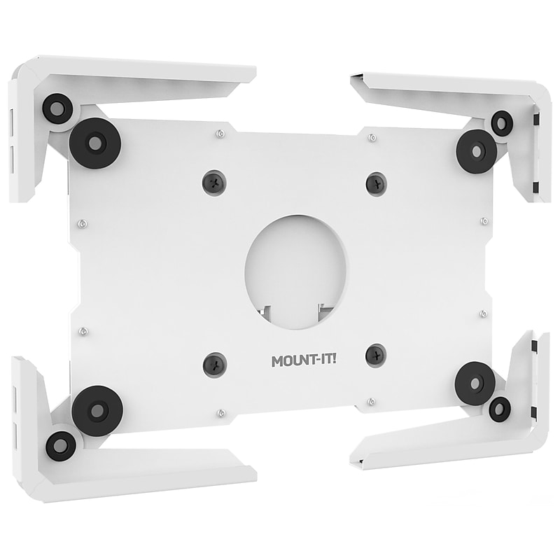 Mount-It! Adjustable Universal Anti-Theft iPad Tablet Wall Mount, 9.7" to 13", White (MI-3882WHT) image 1