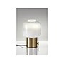 Adesso Lewis Incandescent/CFL Table Lamp, Antique Brass/White (6027-21)~#|#~56B0FFA9-EEED-4812-8784C1DE754756DE_sc7