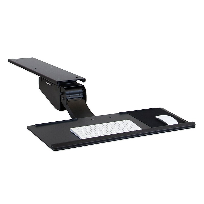 Mount-It! Standing Keyboard and Mouse Platform With Ergonomic Wrist Rest Pad (MI-7139) image 1