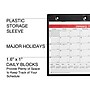 2024 Staples 11" x 8" Wall Calendar, White/Black (ST12949-24)~#|#~56B44D61-A479-46A7-995D977D605F9F29_sc7