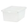 Iris 17 Quart Snap Top Plastic Snap Closure Storage Bin, Clear, 8/Pack (585103)~#|#~56BF71A1-22C3-4C47-866867EC4DE3B141_sc7