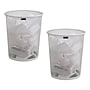 Mind Reader Metal Mesh Trash Can Without Lid, 4.4 Gallon, White, 2/Pack (2CIRGA-WHT)~#|#~56C437F1-958C-4B05-8D3F1D9612E74F35_sc7