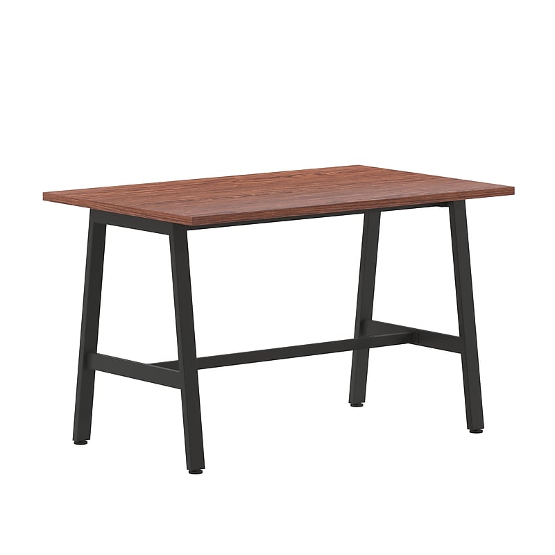 Flash Furniture Redmond 48"W x 30"D Conference Table, Laminate, Walnut (MTM4830WLTABF) image 1