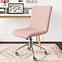 ELLE Decor Adelaide Armless Fabric Task Chair, Pink (48214A)~#|#~56C9EA6E-43E1-4337-8DBF223FAEB05B81_sc7