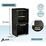 AdirOffice 46" Portable Lectern, Black (661-07-BLK)~#|#~56D07EAD-A619-40C3-8E12B360CA0B5C43_sc7