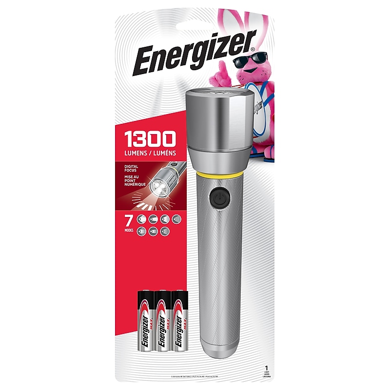 Energizer Vison HD Performance 8.8" Metal 1300 Lumens Flashlight  (EPMZ61E) image 1