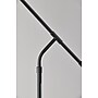 Simplee Adesso Milo 60" Black Floor Lamp with Light Brown Drum Shade (SL9503-01)~#|#~56D6DF8C-53C1-457C-9D3080156CEBE057_sc7