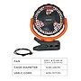 Ergodyne Chill-Its 6090 9.5" Clip Fan, 2-Speed, Orange (12800)~#|#~56DCAC7F-0DBA-439E-982C18D185B5F144_sc7