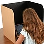 Classroom Products Foldable Cardboard Freestanding Privacy Shield, 20"H x 20"W, Black/Kraft, 20/Box (2020 BK)~#|#~56E25790-E43D-4D0A-B091DCD226C87DF5_sc7