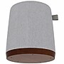 MUM Perch Fabric Round Sitting Stool Ottoman, Gray (PSF5000)~#|#~56E626BF-4235-48CB-BB49D40EF05BBDEB_sc7