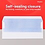 Staples Self Seal Security Tinted #10 Business Envelopes, 4 1/8" x 9 1/2", White, 500/Box (ST511289-CC)~#|#~56E6FCD0-86FF-4BFE-B67DBBF6E75CF0C3_sc7