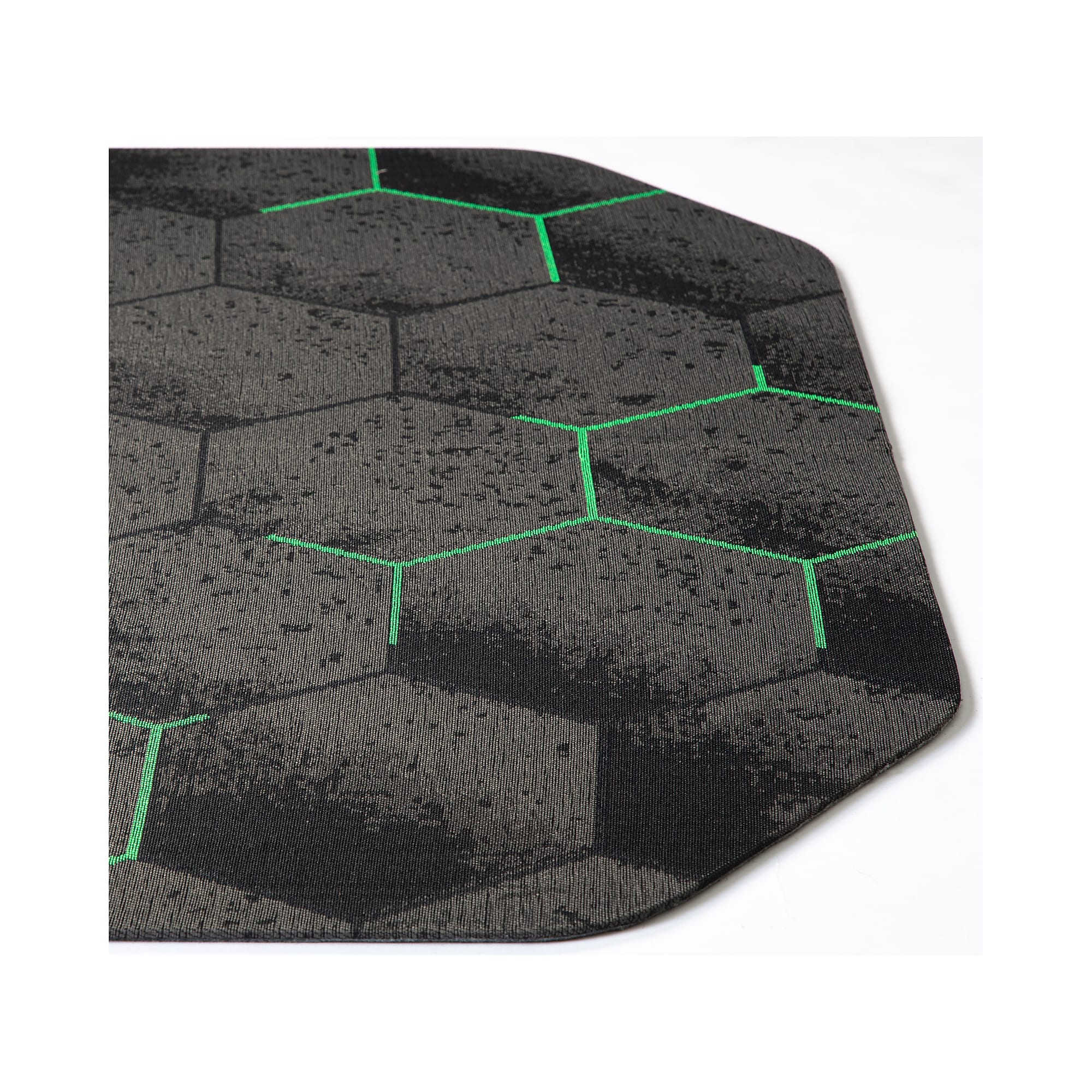 Anji Mountain Rug’d Kaleidoscope Carpet & Hard Floor Chair Mat, 36″ x 48″, Gray/Green (AMB9110) Sansujyuku sansujyuku.com
