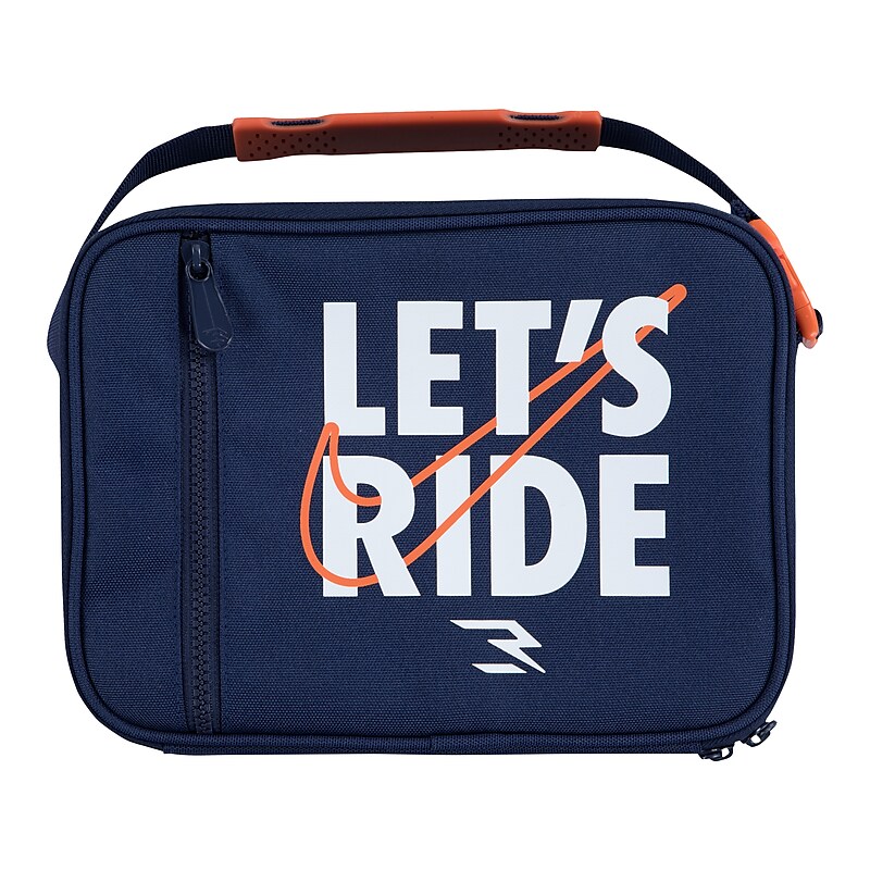 3Brand Let's Ride Lunch Tote, Blue/White (9AT028-U90) image 1