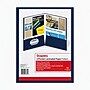 Staples 2-Pocket Laminated Presentation Folders, Dark Blue – Durable School & Office Folders, 10-Pack~#|#~56EB103F-B962-470A-B1150F742CC9D898_sc7