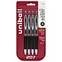 uni-ball 207 Retractable Gel Pens, Micro Point, Black Ink, 4/Pack (61270)~#|#~56ED9240-30CB-4C5D-A55AB596C4D87F09_sc7