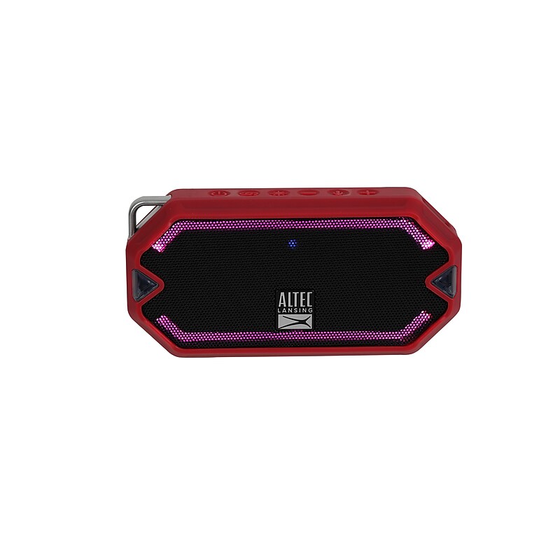 Altec Lansing HydraMini Everything-Proof Bluetooth Speaker, Torch Red (IMW1000-TRD) image 1