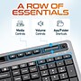 Delton T42 Wireless Ergonomic Computer Keyboard with Tablet Holder, Black (DKBT42-WB)~#|#~56F40E81-80F6-41F6-8C56D729476BA1BE_sc7