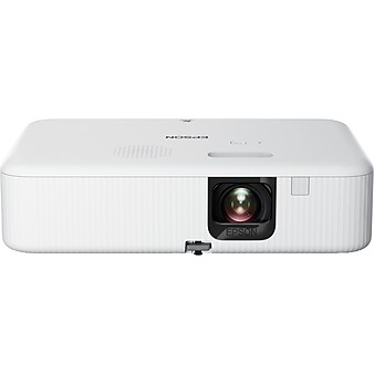 Epson EpiqVision Flex CO-FH02 Portable 3-Chip 3LCD Projector, White (V11HA85020)