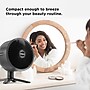 Shark FlexBreeze TableMate Oscillating Desk Fan, 5-Speed, Charcoal (FA151BRN)~#|#~56F77F65-236D-490E-AC761036B5AD9FD6_sc7