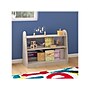 Flash Furniture Bright Beginnings 4-Section Storage Unit, 24.5"H x 31.5"W x 11.75"D, Brown (MK-KE19233-GG)~#|#~56F9E048-642F-4325-8E0909B8CE18FAE1_sc7
