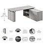 Bush Business Furniture Stratus 72"W Electric Adjustable Standing Desk with Storage, Platinum Gray (SUT020PG)~#|#~56FBBACE-7EDE-4C1D-8558A452C359F4A6_sc7