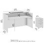 Bush Business Furniture Arrive 72"W Reception Desk with Counter and Mobile File Cabinet, Mocha Cherry (ARV008MR)~#|#~56FBD5D2-62A1-4BE6-8730E9F338407150_sc7