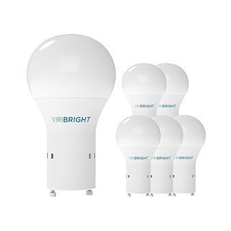 Viribright 9.5-Watt Soft White LED Household Bulb, 6/Pack (640335)