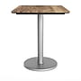 Flash Furniture TopGuard Rectangle Wood Restaurant Dining Table and Base, 30" x 24", Natural/Silver Base (ST2430NATTR18S)~#|#~5708720D-BF3B-4207-8B23C6F1BEBC7E6C_sc7