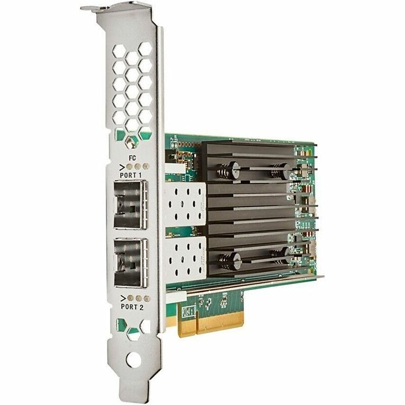 HPE SN1700Q Fibre Channel 64,000Mbps Dual-Port PCIe Bus Adapter (R7N87A) image 1