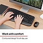 Staples TECH Wireless Keyboard and Mouse Combo, Quiet Typing, Optical Mouse, Black~#|#~570A093C-EE82-4512-87276705F2AFC3E1_sc7