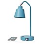 Simple Designs Sleek Essentials LED Desk Lamp, 16", with USB Ports, Cyan Blue (LD1071-CYN)~#|#~570AEB8C-E540-4A36-8101277168A82964_sc7