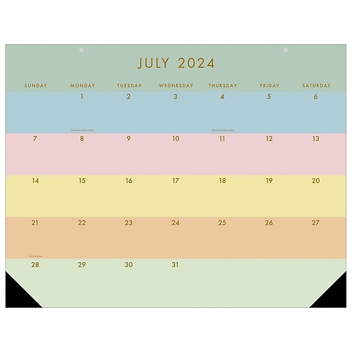 20242025 TF Publishing Super Stripe 22" x 17" Academic Monthly Desk