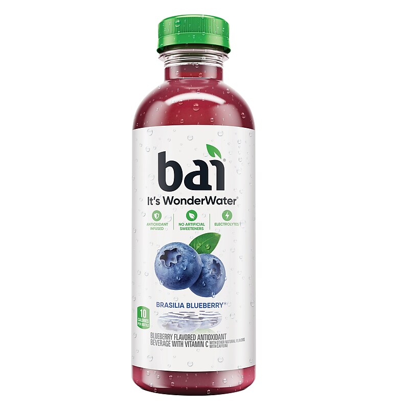 Bai Brasilia Blueberry, 18 Fl. Oz. Bottles, 12/Pack (CAD00401) image 1