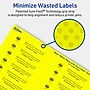 Avery Rectangle Laser/Inkjet Multipurpose Labels, 2/3" x 3-7/16", Neon Yellow (2400/Box)~#|#~570F72B3-20F3-44B2-97EB2CDCC7ED5E77_sc7