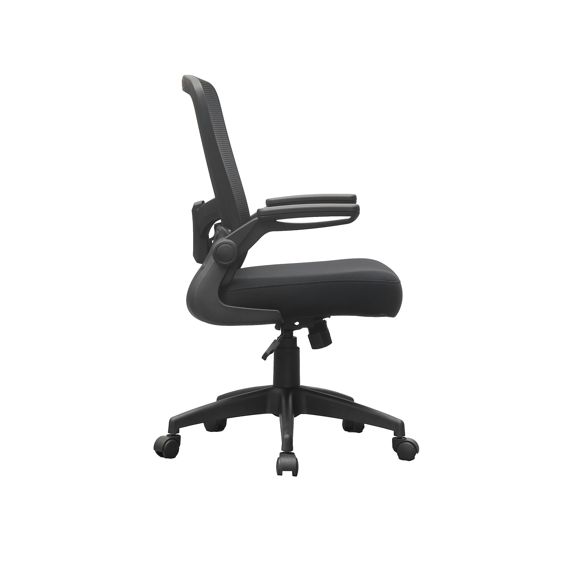 Boss Flip Arm Ergonomic Mesh/Fabric Swivel Task Chair, Black (B6366BK-BK) Sansujyuku sansujyuku.com