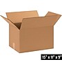15" x 11" x 9" Shipping Boxes, 32 ECT, Brown, 25/Bundle (15119)~#|#~5716E759-4312-4EE6-8C9A29BF4BEBB9CD_sc7