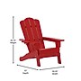 Flash Furniture Newport Adirondack Chair with Cup Holder, Red (LEHMP104410RD)~#|#~5718B65C-51C8-4F75-B0ADAC80AB31211B_sc7