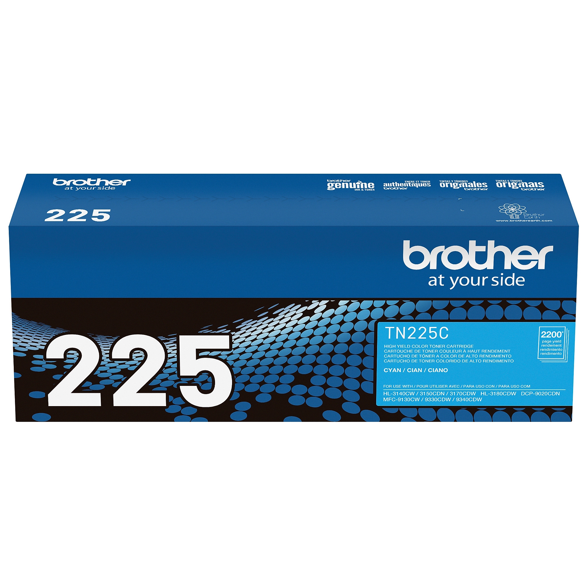 Brother TN-225 Cyan High Yield Toner Cartridge   (TN225C) Sansujyuku sansujyuku.com