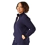 Medline Solano AVE Women's Athletic Fit Scrub Jacket, Medium, Navy (5010NVYM)~#|#~571C86CD-679D-4DC4-9E50EDFA7DD749DA_sc7