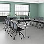 Correll 72"W x 24"D Adjustable Foldable Rectangular Training Room Table, Laminate, With Wheels, Gray Granite~#|#~5723ED07-9167-4526-B0EB474F949BDAF5_sc7