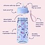bentgo Plastic Water Bottle, 15 oz., Unicorn/Lavender Galaxy, 2/Pack (BGKDWB2-1)~#|#~5724885B-ACB0-4453-BBC42C075F9AB000_sc7