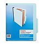 Staples® 60% Recycled Pressboard Classification Folder, 1-Dividers, 2" Expansion, Letter Size, Light Blue, 5/Pack~#|#~572879D3-8A21-4E73-8D5721592304427B_sc7