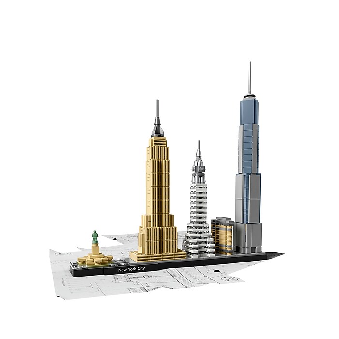 LEGO Architecture New York City, 598 Pieces (21028) Staples