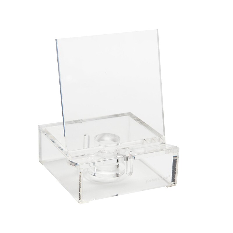 Russell+Hazel Bloc Cell Phone Desktop Stand, Clear (62857) image 1