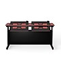 VersaDesk Revolution 60"W Manual Adjustable Standing Computer Table, Cherry/Black (RST6024-BC)~#|#~573189E5-45B3-4C7A-91E7544473495AEE_sc7