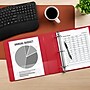Staples 2" 3-Ring Non-View Binder, D-Ring, Red (55366/26305)~#|#~5734FAB4-DF69-4B0D-945C35A8FF60AFED_sc7