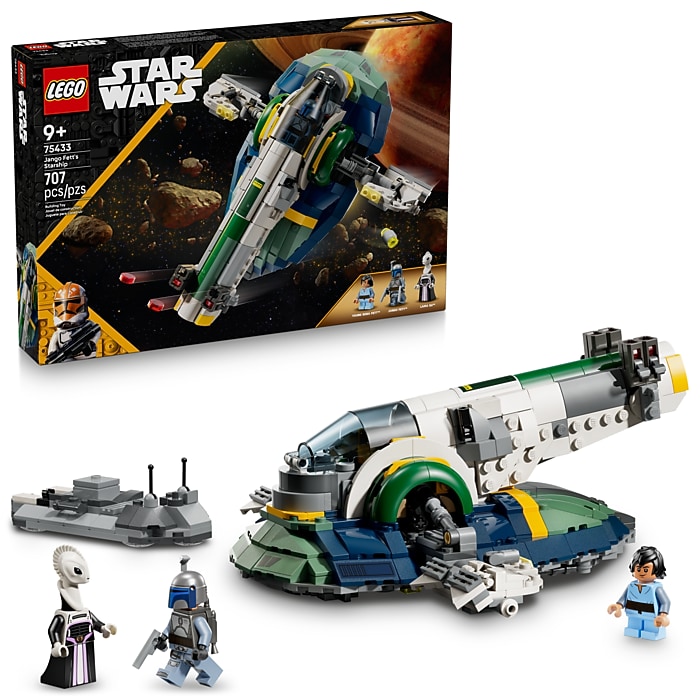 LEGO Star Wars: Attack of the Clones Jango Fetts Starship Set, 707