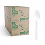 Perk™ Eco Compostable PLA Spoon, Medium-Weight, White, 1800/Carton (PK56203CT)~#|#~5738716E-F96C-4ED6-BB56C3C4A402A425_sc7
